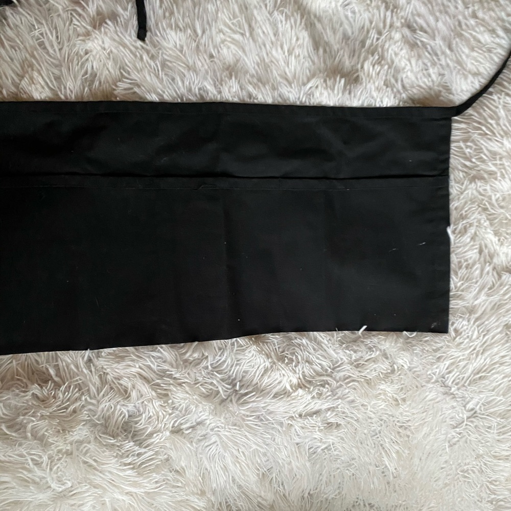 Servers apron in black